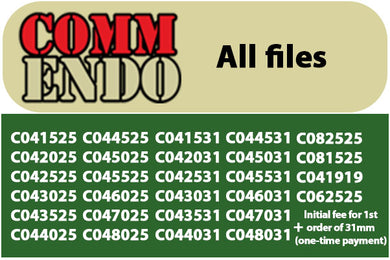 All CommEndo files (initial fee added)