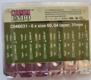1st order of CommEndo Files 31mm