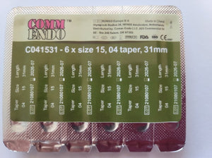 1st order of CommEndo Files 31mm